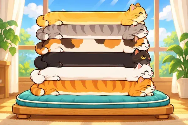 つみつみねこタワー