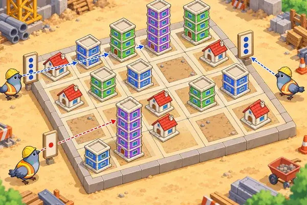 ビルの高さパズル