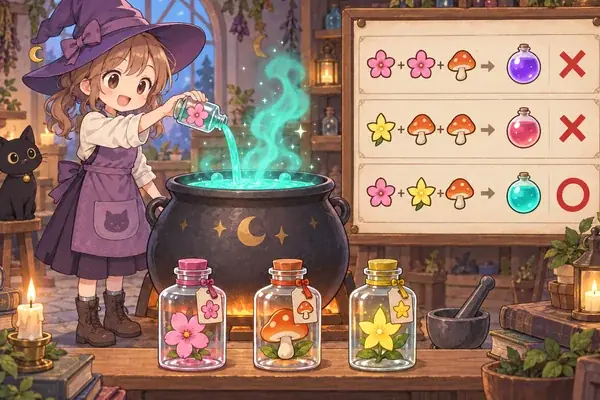 魔女の調合台