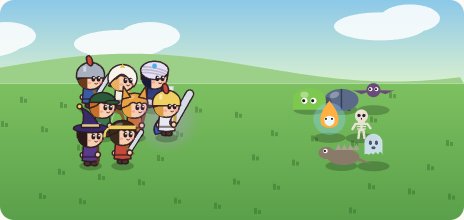 隊列を決めて、わちゃわちゃ団体戦