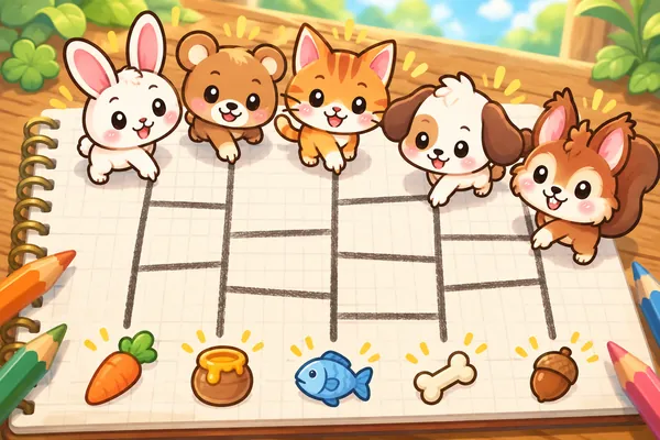 あみだくじパズル