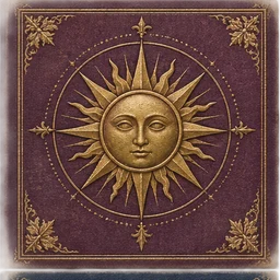 太陽の書の金箔装丁