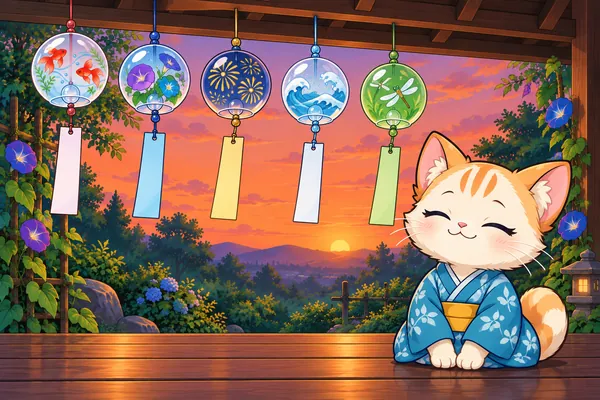 まねっこ風鈴