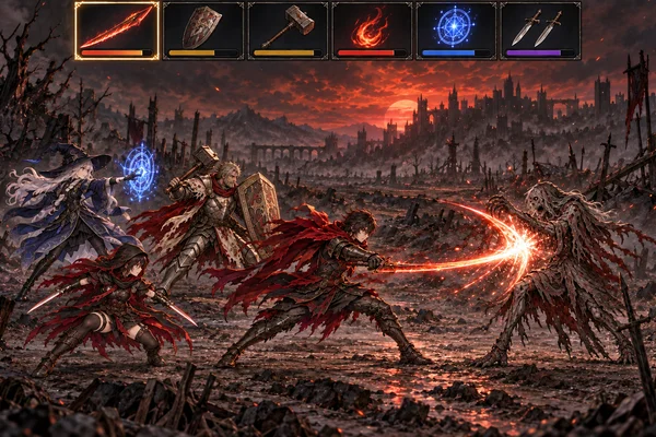 職業を育てて転職するRPG「灰冠のレクイエム」
