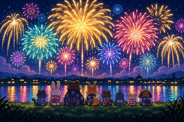 打ち上げ花火職人