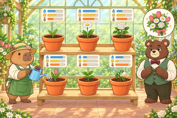 カピバラさんの花温室