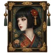 女性の肖像画