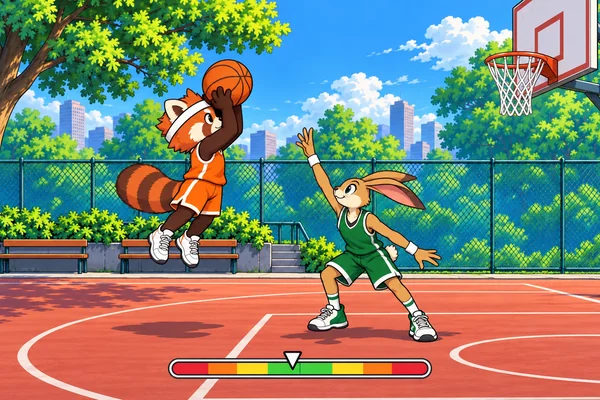 どうぶつ1on1バスケ
