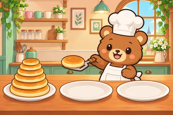 ホットケーキのお引っこし