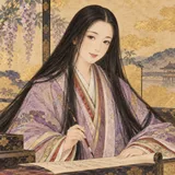 紫式部のイラスト