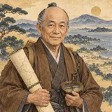伊能忠敬のイラスト