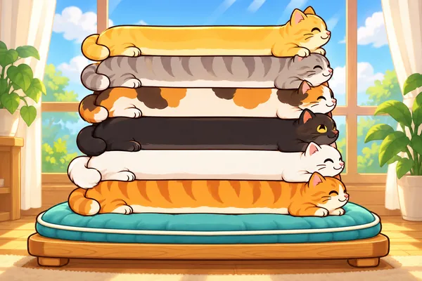 つみつみねこタワー