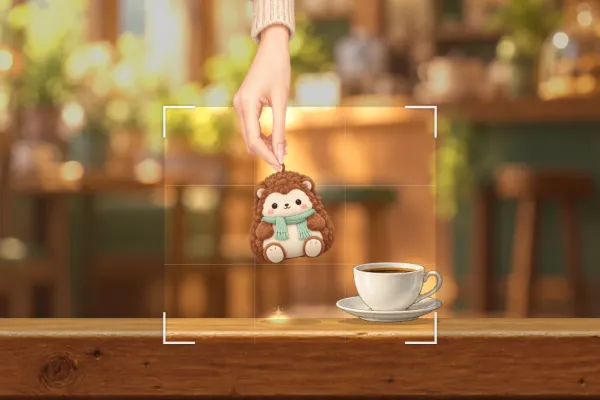 ぬい活おでかけ ～ちょこんと置いて、ぬい撮り～