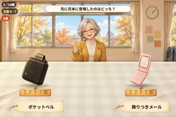 インターネット老人会 どっちが先？ ～ポケベルからスマホまで～