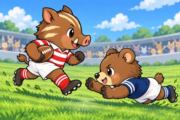 ウリぼうラグビー