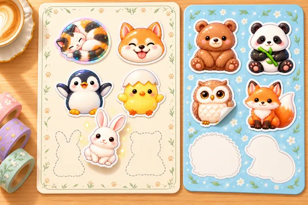 ぷっくりシール帳あつめ ～文具喫茶ぷくり堂～