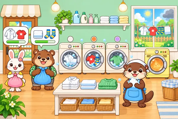 カワウソのせんたく屋さん