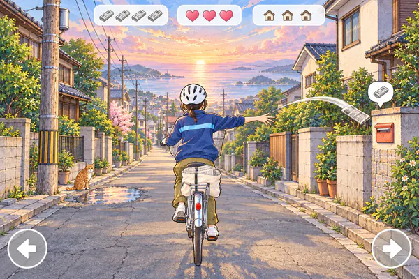 あさやけ新聞配達