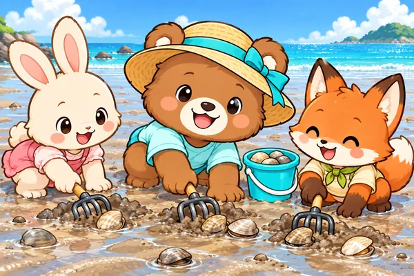 わくわく潮干狩り