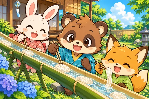 流しそうめん名人