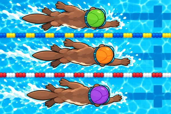 すいすい水泳レース