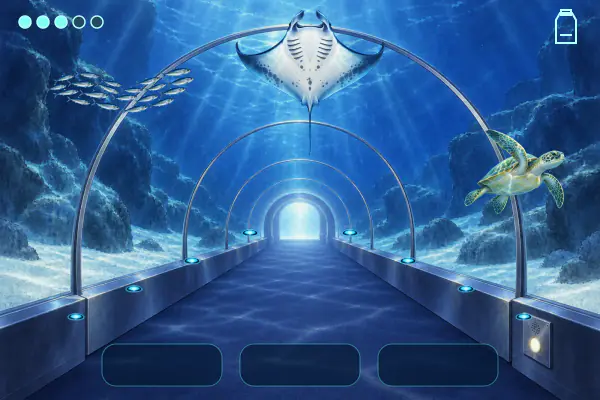 夜の水族館は明けない