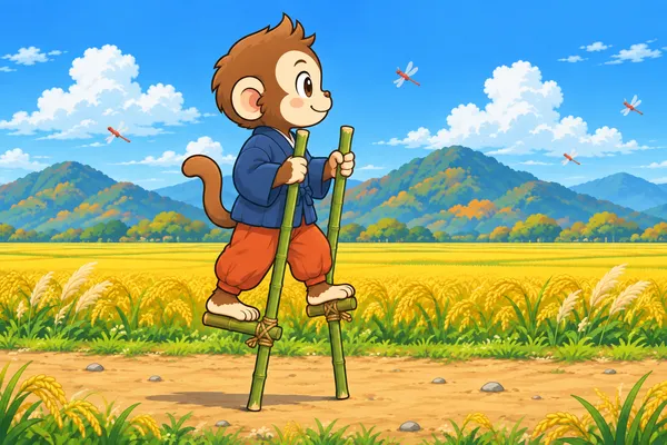 竹馬さんぽ