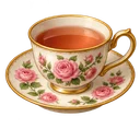 薔薇の茶器