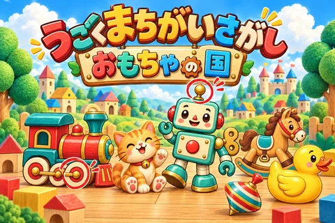 うごくまちがいさがし おもちゃの国